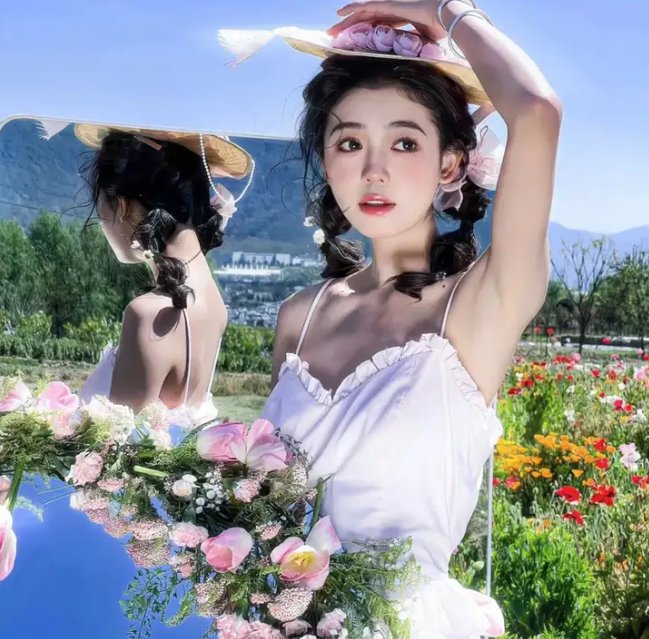 蓝色的花
